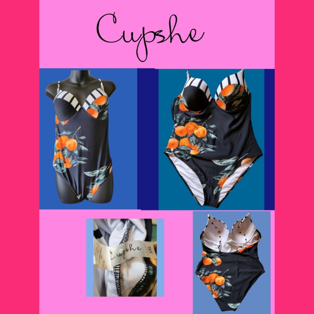 CUPSHE 1 PIECE SEXY SEXY SEXY DESIGNER SWIMSUIT,  SIZE  XXL NWOT